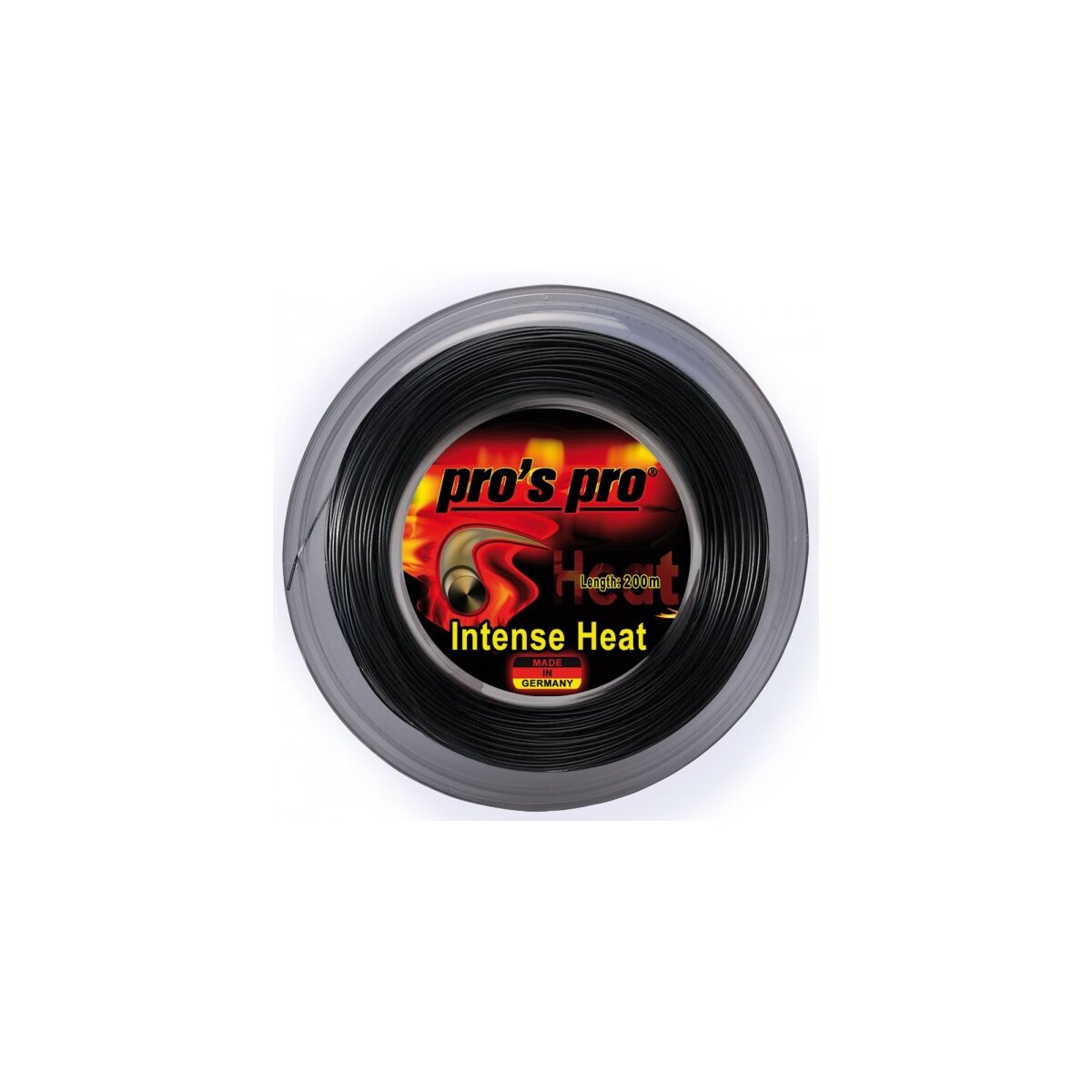 Babolat Pro Last - Corda Per Tennis In Bobina Da 200m, Calibro 1,30mm, Colore Nero
