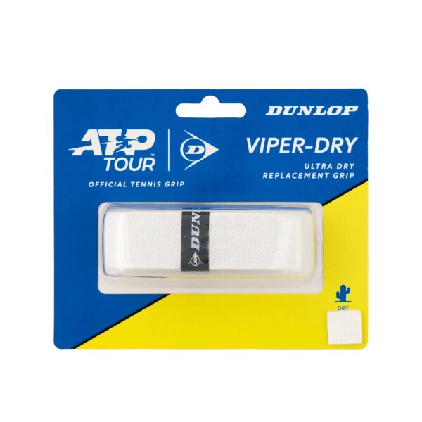DUNLOP ATP VIPER-DRY REPLACEMENT GRIP WHITE 1PC