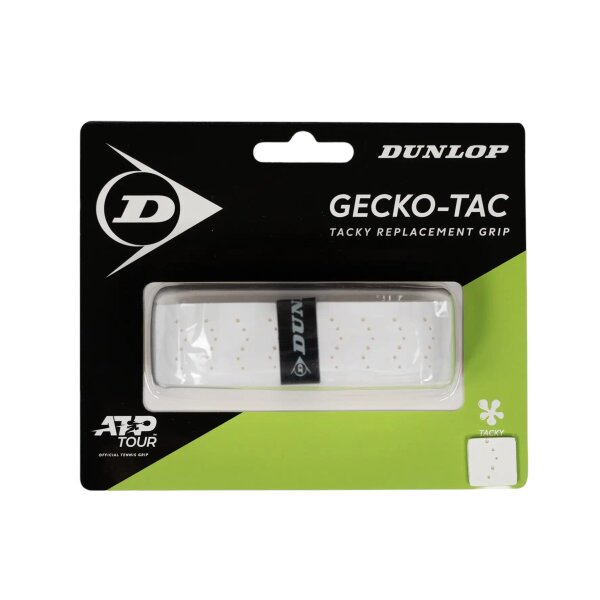 DUNLOP GECKO-TAC REPLACEMENT GRIP WHITE 1PC