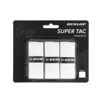 DUNLOP SUPER-TAC OVERGRIP WHITE 3PCS