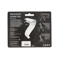 DUNLOP SUPER-TAC OVERGRIP WHITE 3PCS