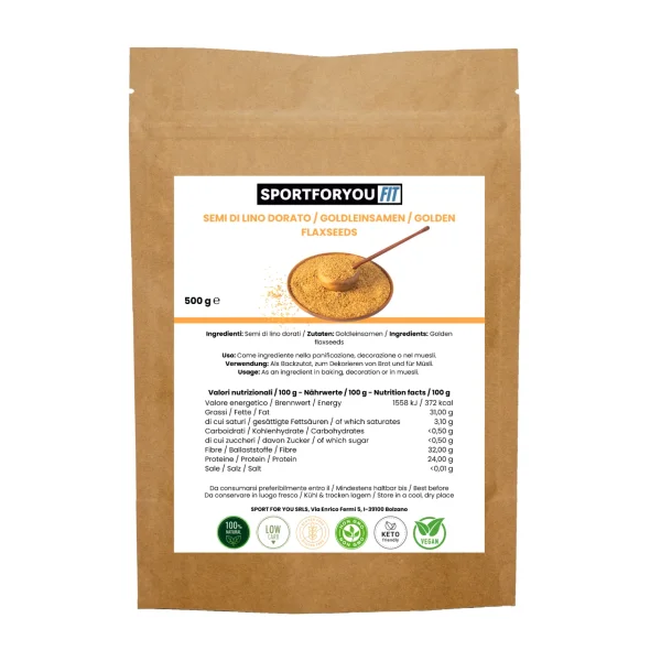 GOLDEN FLAXSEEDS (500g)