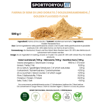 FARINA DI SEMI DI LINO DORATO (500g)