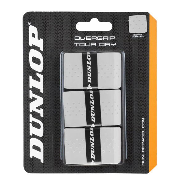 DUNLOP OVERGRIP TOUR DRY X3 WHITE