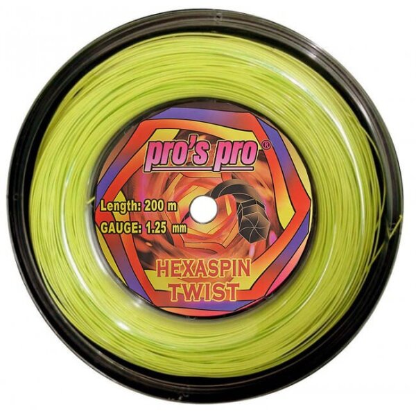 PROS PRO HEXASPIN TWIST 1,25  LIME 200