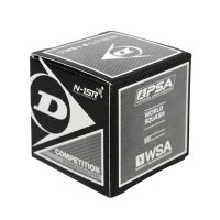 DUNLOP COMPETITION SQUASH BALL 12PCS - SINGLE YELLOW DOT